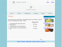 Tablet Screenshot of metanilyellow.com